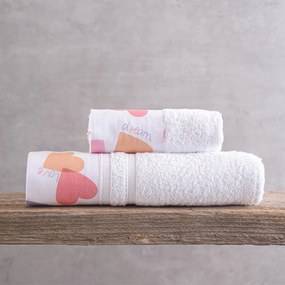 Πετσέτες Παιδικές Zoey (Σετ 2τμχ) Multi Ρυθμός Towels Set 70x140cm 100% Βαμβάκι