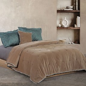 Κουβερλί Arctic 23 Greige Nef-Nef Queen Size 230x240cm Cotton-Polyester