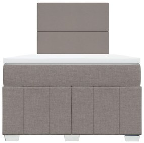 ΚΡΕΒΑΤΙ BOXSPRING ΜΕ ΣΤΡΩΜΑ TAUPE 120X190 ΕΚ. ΥΦΑΣΜΑΤΙΝΟ 3291604