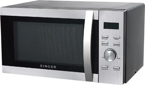 Singer SMWO-23SI-WGDG Φούρνος Μικροκυμάτων με Grill 23lt Inox