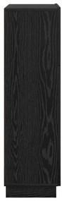 vidaXL Γραφείο Μαύρη Οξυά 71.5 x 31.5 x 106.5 εκ Επεξεργασμένο ξύλο
