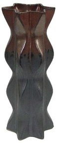 Κηροπήγιο Κεραμικό 003-223-080 12,5x12x32,5cm Grey-Brown Ceramic