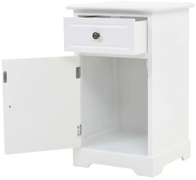 vidaXL Κομοδίνο 35 x 32 x 59 εκ. από MDF και Ξύλο Πεύκου