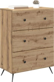 vidaXL Ντουλάπι με Συρτάρια 66 x 34,5 x 90 εκ Επεξεργασμένο Ξύλο