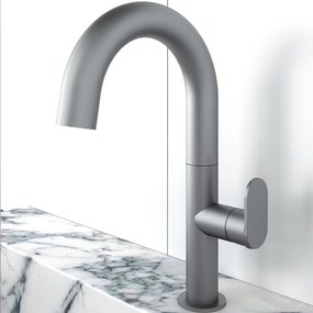 Orabella Oval 10480 Gun Metal Light - Μπαταρία νιπτήρα