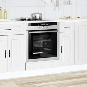 vidaXL Ντουλάπι φούρνου Porto Λευκό Επεξεργασμένο ξύλο