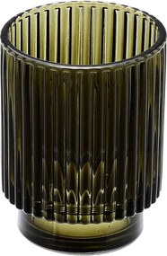 Ποτηροθήκη Μπάνιου (Φ7x10) Estia Bamboo Essentials Olive 02-14889