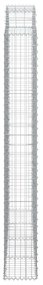 vidaXL Συρματοκιβώτιο Τοξωτό 200x30x220/240εκ. από Γαλβανισμένο Χάλυβα
