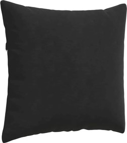 vidaXL Μαξιλάρι Καναπέ 2 τμχ. Βελούδο Μαύρο 45 x 45 cm