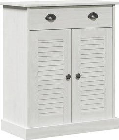 vidaXL Σετ Επίπλων Μπάνιου με ράφι VIGO 2 pcs Λευκό και Αντίκα Λευκό