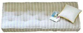 Στρώμα Marocain 09-1284 90x20x200cm Beige-White Single Βαμβάκι