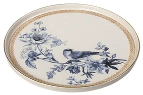 Silk Πιάτο Ρηχό Κεραμικό Μπεζ με Διάμετρο 26cm