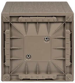 vidaXL Γλάστρα Κήπου Ανοιχτό Καφέ 36 x 36 x 35 εκ. PP