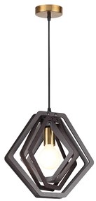 Φωτιστικό Οροφής Μονόφωτο Aca Triton ZM391P34WDL D.Brown