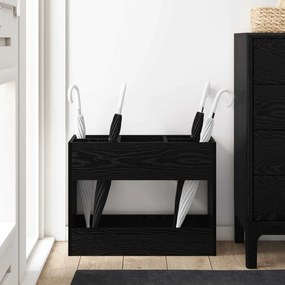 vidaXL Σχέδιο &amp; βάση αποθήκευσης Μαύρη Οξυά 65 x 24 x 50 εκ