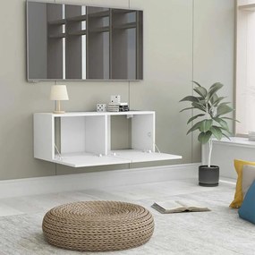 vidaXL Έπιπλο Τηλεόρασης Λευκό 80 x 30 x 30 εκ. από Επεξ. Ξύλο