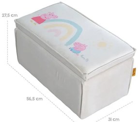 Αποθηκευτικό σκαμπό Peppa Pig