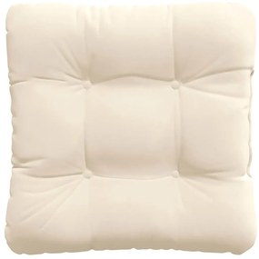 vidaXL Μαξιλάρια καθισμάτων 4 pcs Μπεζ 45 x 45 cm Ύφασμα Μικροΐνας