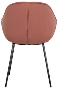 Καρέκλα-Πολυθρόνα BETHANY Βελούδο Σάπιο Μήλο 58x63x84Υεκ. 58x63x84 εκ.