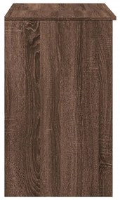 vidaXL Μπουντουάρ με Καθρέφτη Καφέ Δρυς 73x46,5x120 εκ.