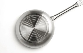 Τηγάνι Αντικολλητικό Inox Croscat Φ28x7,5cm - 3mm 10898 - Comas