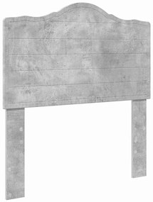 vidaXL Κεφαλάρι Σκυρόδεμα Γκρι 75 cm Επεξεργασμένο ξύλο