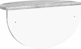 vidaXL Ράφι Τοίχου Γκρίζο Σονομα 48 x 24 x 24 εκ