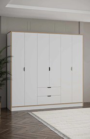 Wardrobe Arden 6 White