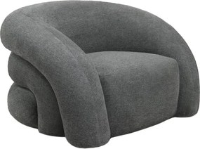 Πολυθρόνα Lexy γκρι ύφασμα 99x88x62εκ 100x89.5x60 εκ.