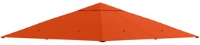 Outsunny Ανταλλακτικό κάλυμμα για τέντα κήπου, Πολυεστέρας, 2,98 x 2,95 m, Πορτοκαλί