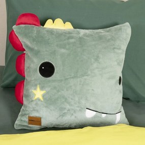 Μαξιλαροθήκη Διακοσμητική Παιδική Crocodino Green Nima 45X45 Πολυέστερ