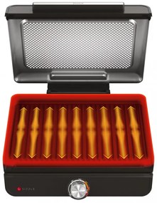 Ηλεκτρική ψησταριά Ninja GR101EU, 1450W, 28x37 cm, Γρήγορη θέρμανση, 60-260C, 2 πλάκες, Μαύρο