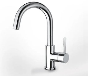 La Torre Tech Chrome Μπαταρία Νιπτήρος με Περιστρεφόμενο Ρουξούνι &amp; Aυτόματη Βαλβίδα 12601-100