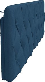 vidaXL Μαξιλάρι για Κεφαλάρι Μπλε 180 εκ. Υφασμάτινο