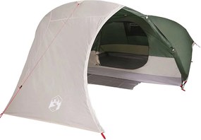 vidaXL Σκηνή Κάμπινγκ 4 Ατόμων Αδιάβροχη Πράσινη