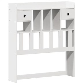 vidaXL Σκελετός Κρεβ. Χωρίς Στρώμα Λευκό 90x200 εκ Μασίφ Πεύκο