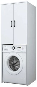 Έπιπλο Πλυντηρίου 893RAN3349 65x62,5x181,8cm White Μοριοσανίδα, Μελαμίνη