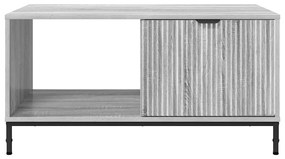 vidaXL Τραπεζάκι σαλονιού Γκρι sonoma 90 x 49 x 46 εκ.