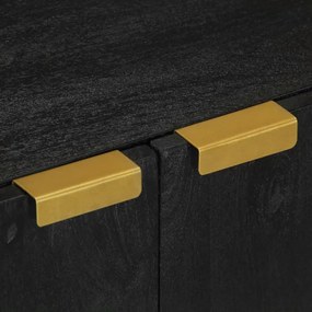 vidaXL Ντουλάπι Μπάνιου Μαύρο 62 x 33 x 58 εκ. από Επεξεργασμένο Ξύλο