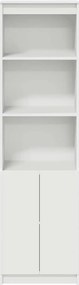 vidaXL Ντουλάπι Λευκό 50x35x180 εκ. από Επεξεργασμένο Ξύλο