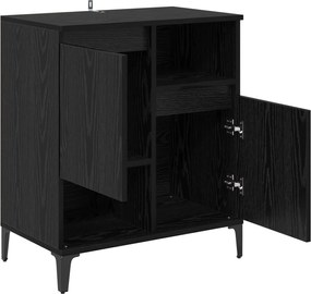 vidaXL Πλαϊνό γραφείο Μαύρη Οξυά 60 x 35 x 70 cm Επεξεργασμένο ξύλο