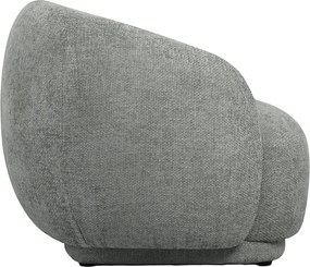 Πολυθρόνα Freya pakoworld ανοιχτό γκρι ύφασμα 93x87x76εκ