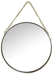Καθρέπτης Τοίχου FAM629 Φ20,5cm Gold Espiel Metal
