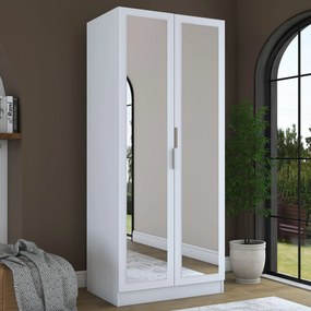 Ντουλάπα Λευκό BROEVIS 90x57.5x210