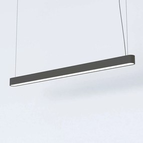 Φωτιστικό Οροφής-Ράγα Soft 7525 125x6x6/156cm LED 22W Graphite Nowodvorski