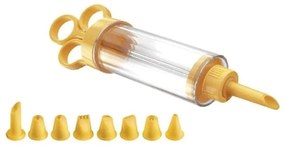 Κορνέ Γαρνιρίσματος Με 8 Μύτες Delicia 630526 Yellow-Clear Tescoma Plastic