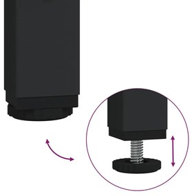 vidaXL Τραπεζάκι Σαλονιού Καπνιστή Δρυς 100x50x40 εκ. Επεξεργ. Ξύλο