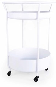Side Table Eladro Ø61cm X Y84cm Corona βοηθητικό τροχήλατο XLBI13101-01-0091