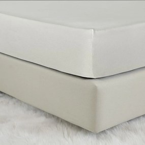 Σεντόνι Tender Με Λάστιχο Oat Beige Nima Μονό 100x240cm 100% Βαμβάκι