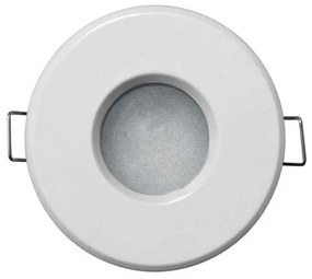 Σποτ Χωνευτό MR16/GU10 Αλουμινίου Στρογγυλό Σταθερό IP65 12V Λευκό LUMEN-21-7940-Λευκό 21-7940